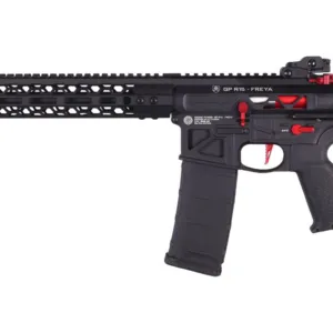 Replique AEG Freya Hexagon Full Skeleton 12.5 Pouces PDW Gen.2 Noir Rouge Delta Armory-0
