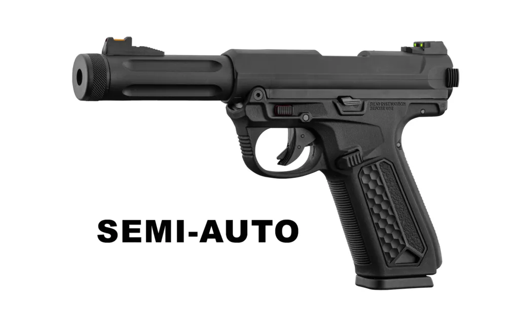 Réplique GBB Gaz AAP-01 Assassin Semi-Auto Noir 0,95J - Action Army