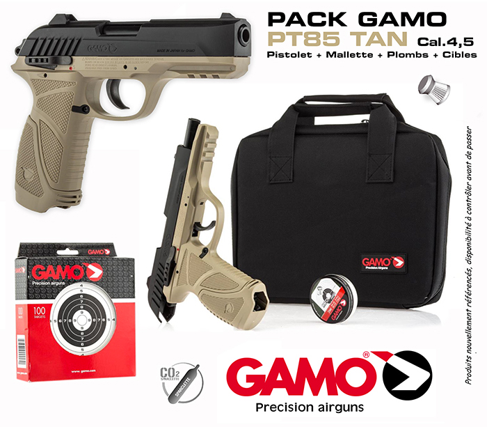 gamo-pt-85-tan-pack