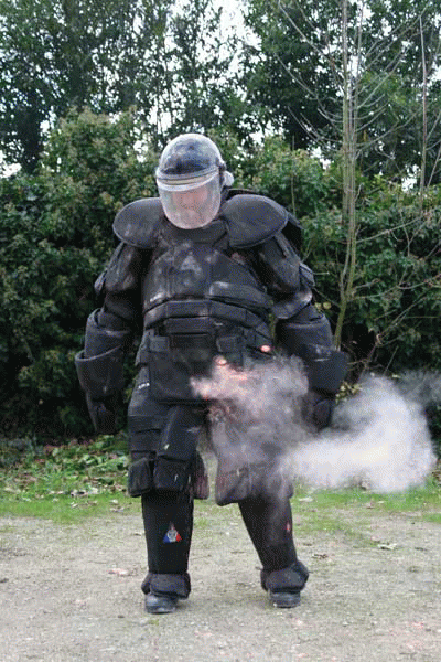 Utilisation Force de l'ordre Pepperball