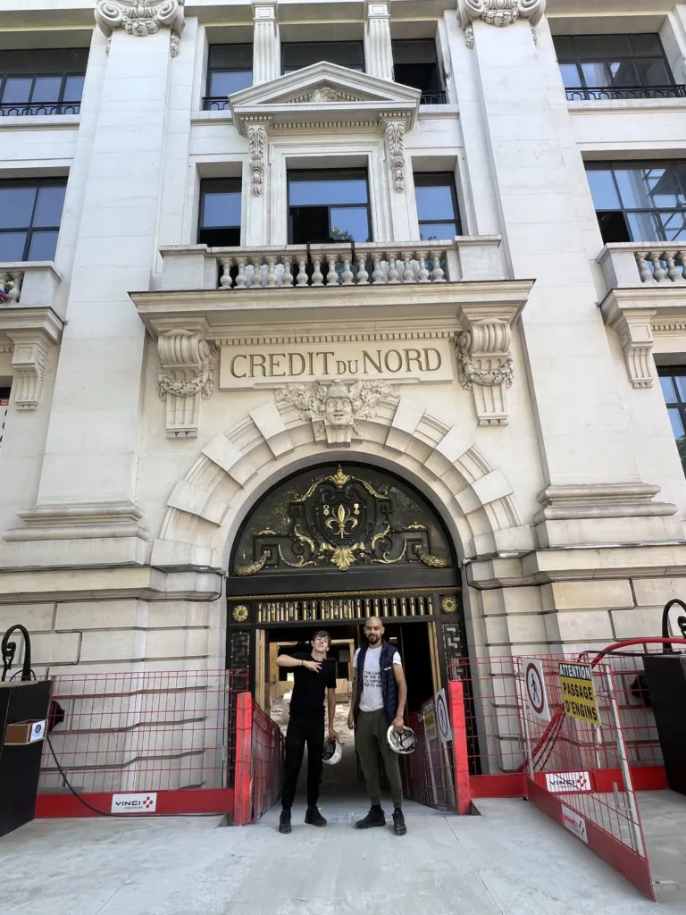 Evénement paintball à paris dans le coffre fort d'une banque
